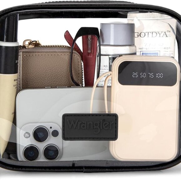 Trendy Transparent Crossbody Purse for Stadium Events - Adjustable & Stylish - Picture 5 of 7